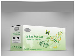 清新绿色环保硒鼓包装彩盒设计图片 模板下载 其他图大全 其他包装编号 18488327